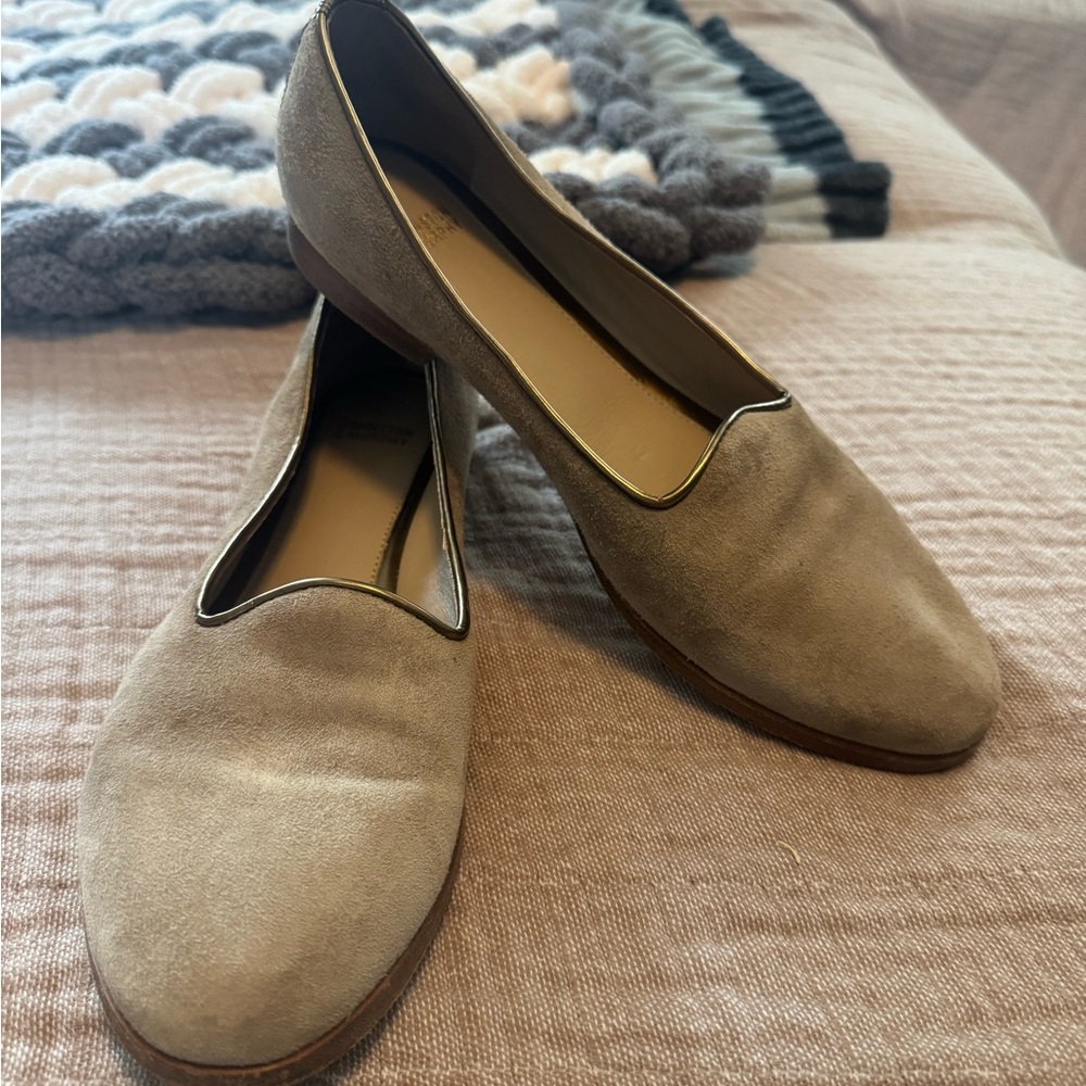Johnston & Murphy Taupe Women's Flats